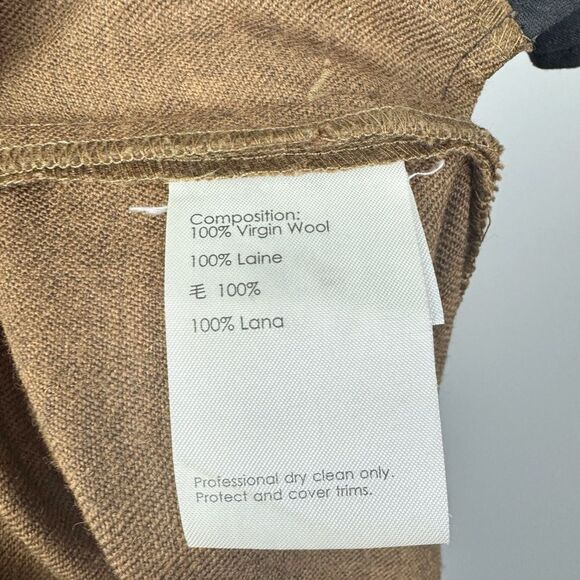 3.1 PHILLIP LIM | Khaki Green Wool Drawstring Trouser Pants Women’s Size 6 - Picture 9 of 9